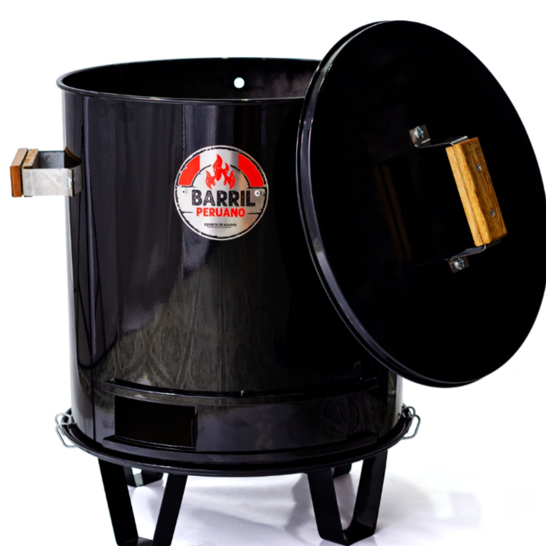 Barril de hierro de 16 lb – ideal para parrilla portátil o espacios reducidos