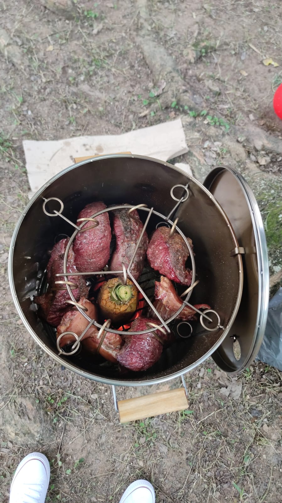 ASADOR BARRIL JUNIOR ACERO INOXIDABLE 304 - COMPACTO PERO POTENT