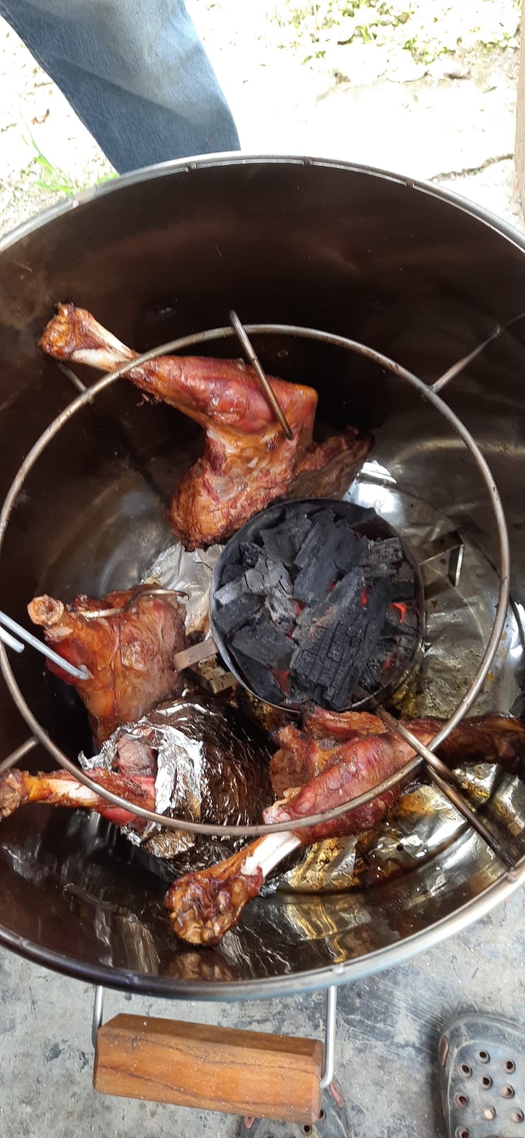 ASADOR BARRIL JUNIOR ACERO INOXIDABLE 304 - COMPACTO PERO POTENT