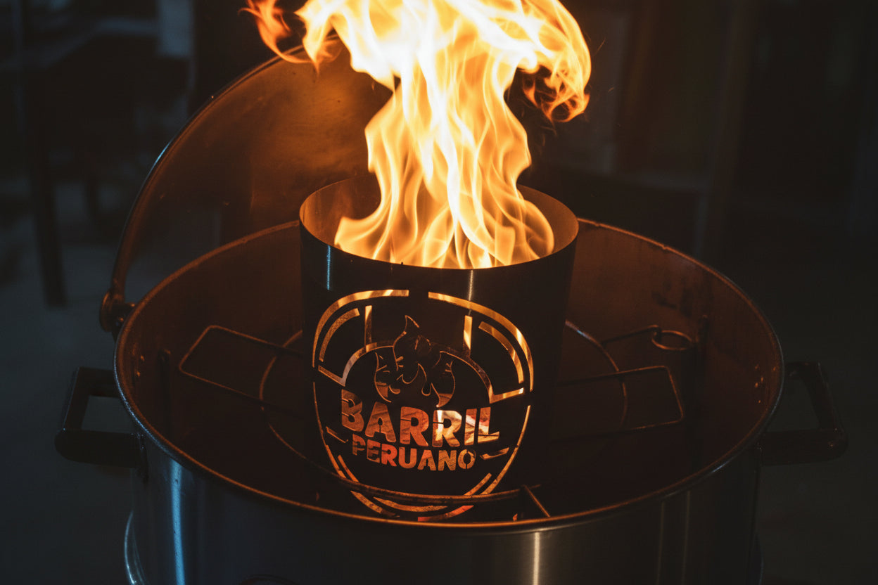 Carbonera de Repuesto en Acero Inoxidable para Asador Tipo Barril – 3 Tamaños Disponibles