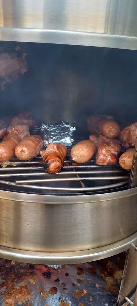 ASADOR BARRIL MEDIANO ACERO INOXIDABLE 304 - LA REVOLUCIÓN 3 EN 1