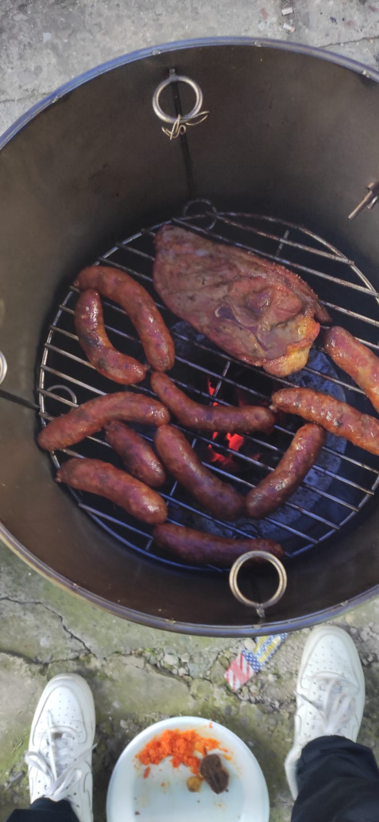 ASADOR BARRIL JUNIOR ACERO INOXIDABLE 304 - COMPACTO PERO POTENT