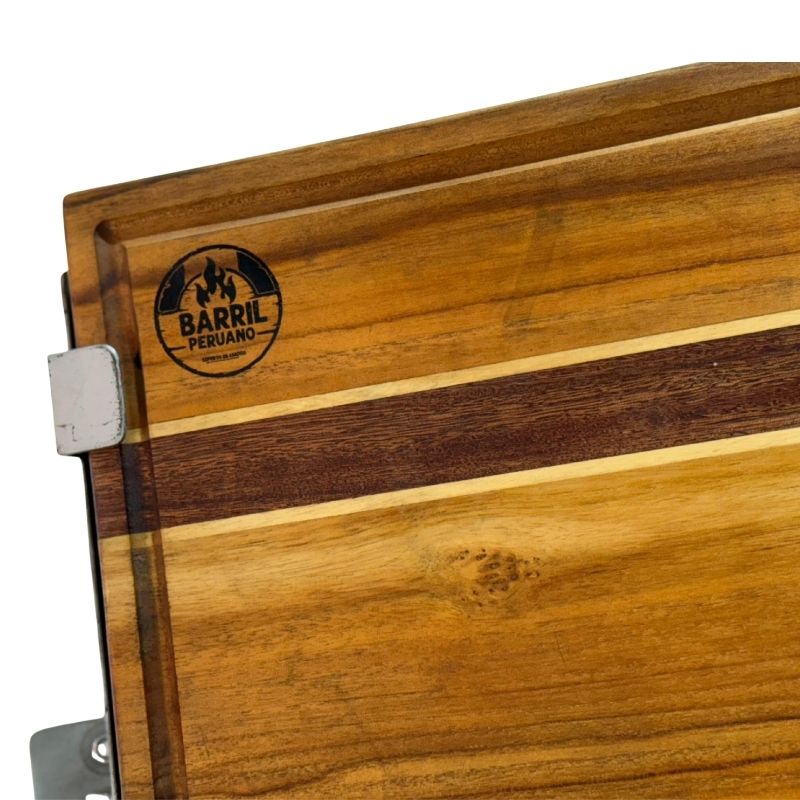 Tabla de Picar Premium 40×60 cm End Grain en Maderas Duras | Parrilla y Cocina Profesional – Barril Peruano