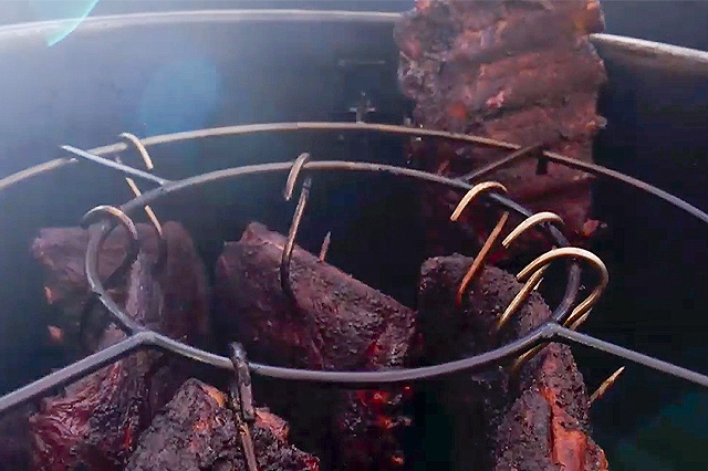 Costillas de cerdo con BBQ estilo Kansas City