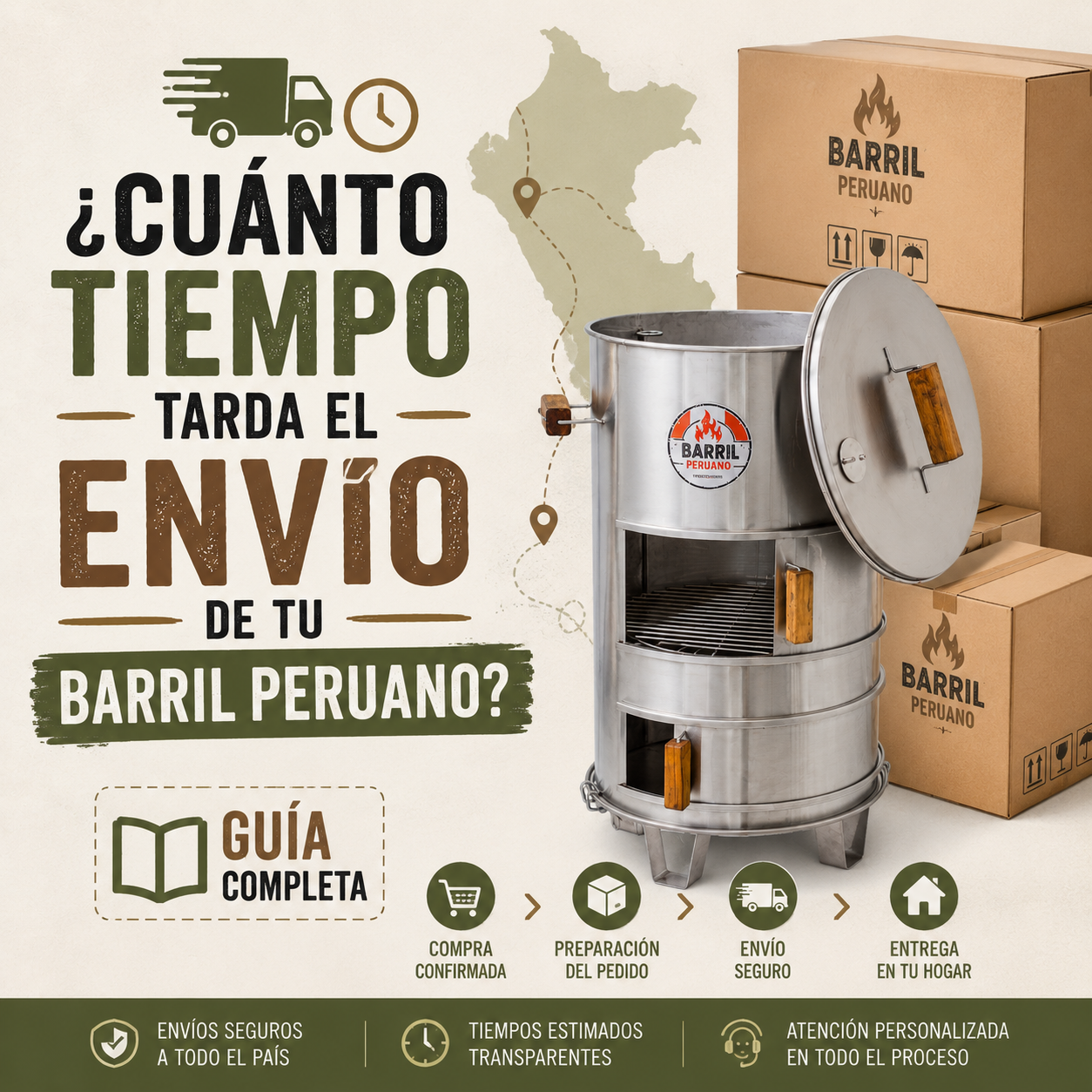 Cuánto Tiempo Tarda el Envío de tu Barril Peruano
