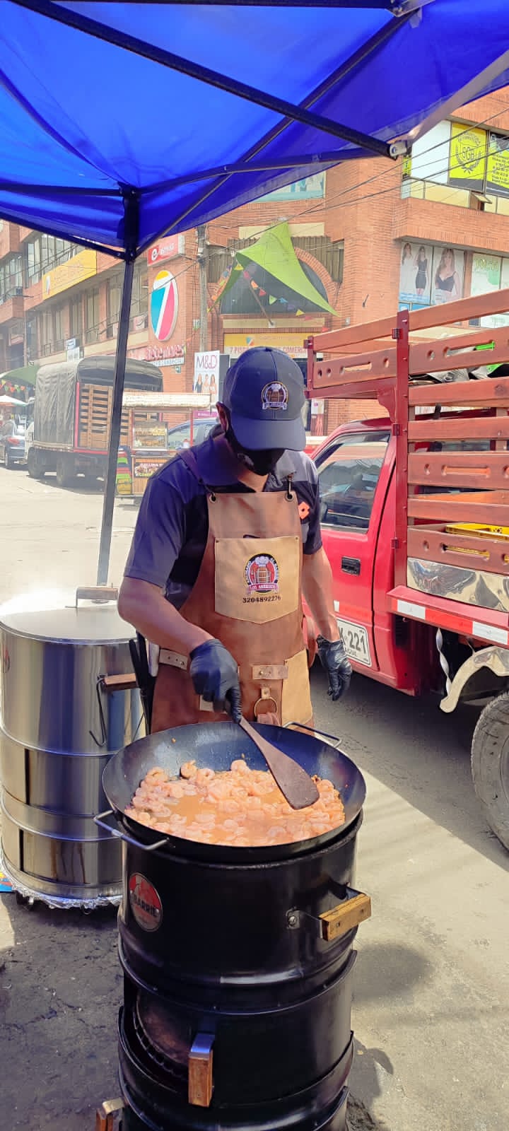 Cocina al fuego con barril Junior – experiencia parrillera en tamaño reducido