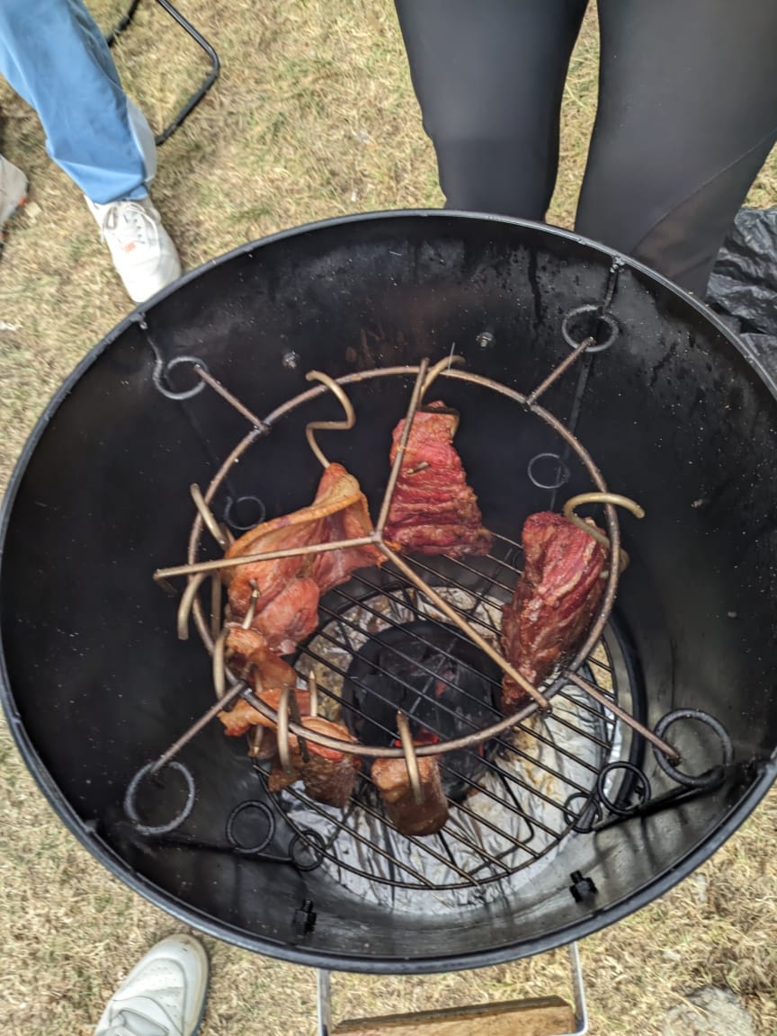 Barril asador en hierro Junior 16-25 libras.