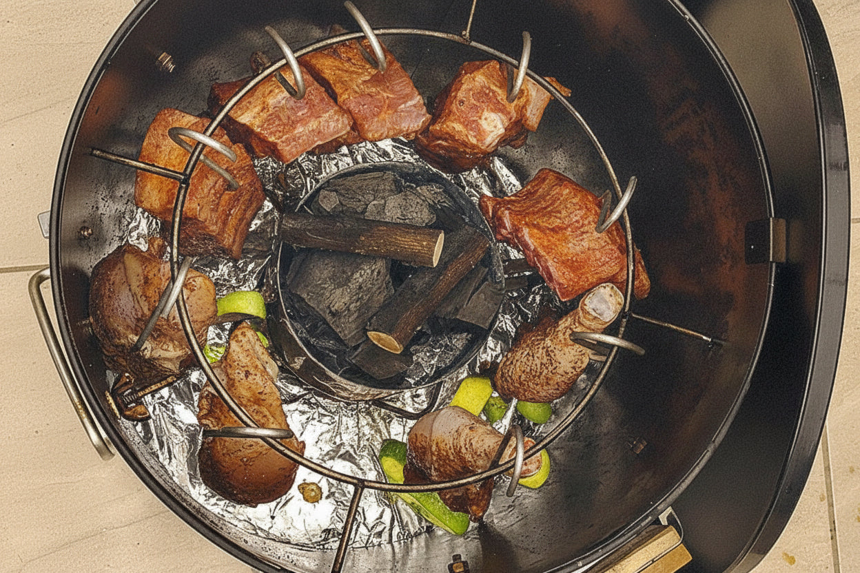 Asador Tipo Barril Personal Acero