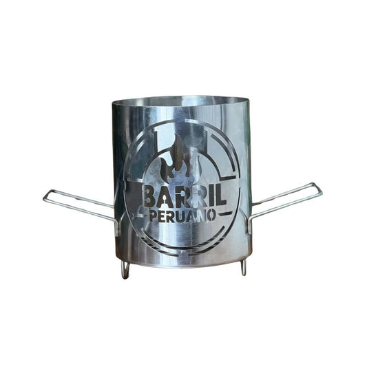 Carbonera tipo Olla en Acero Inoxidable