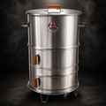 Asador Tipo Barril Master Acero