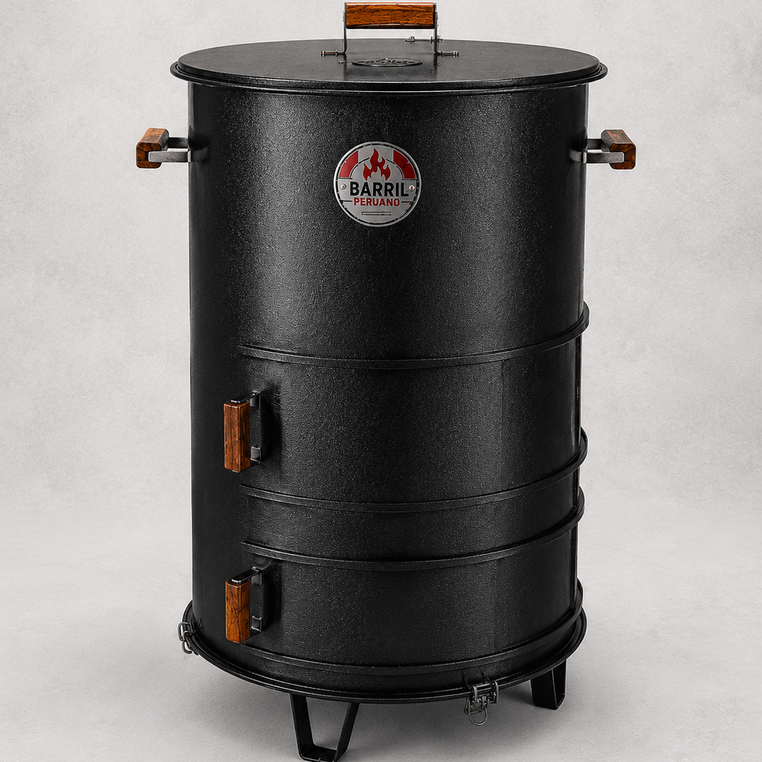 Asador Tipo Barril Master Hierro