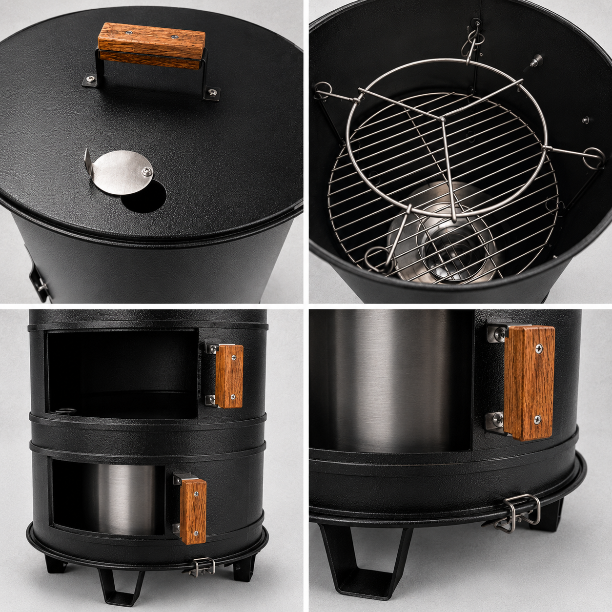 Asador Tipo Barril Familiar Hierro