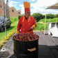 Set completo con barril grande y accesorios – ganchos, bandejas y sabor asegurado