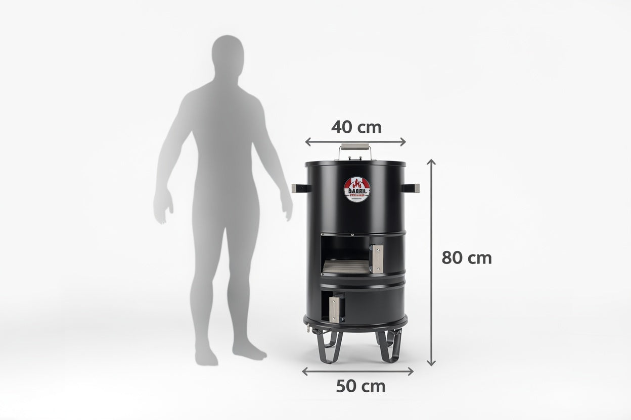Barril Familiar 3N en Hierro – 3 Niveles Reales + Doble Puerta de Control