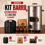 OFERTA KIT PARRILLERO ACERO / HIERRO
