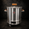 Asador Tipo Barril Personal Acero