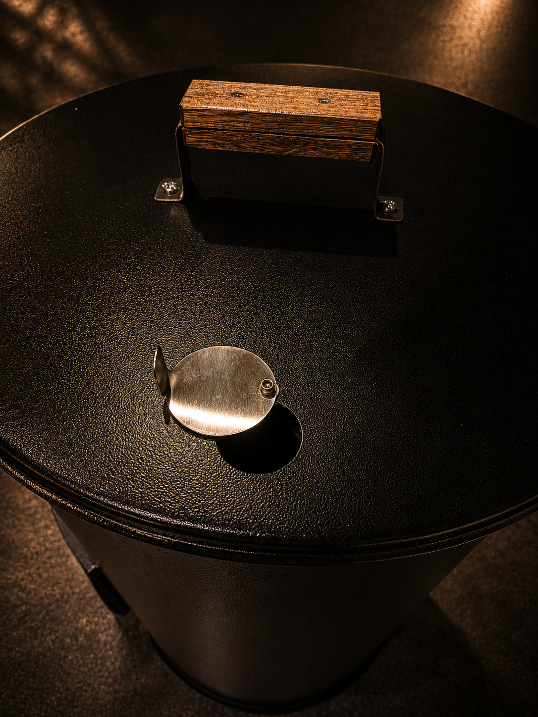 Asador Tipo Barril Personal Hierro