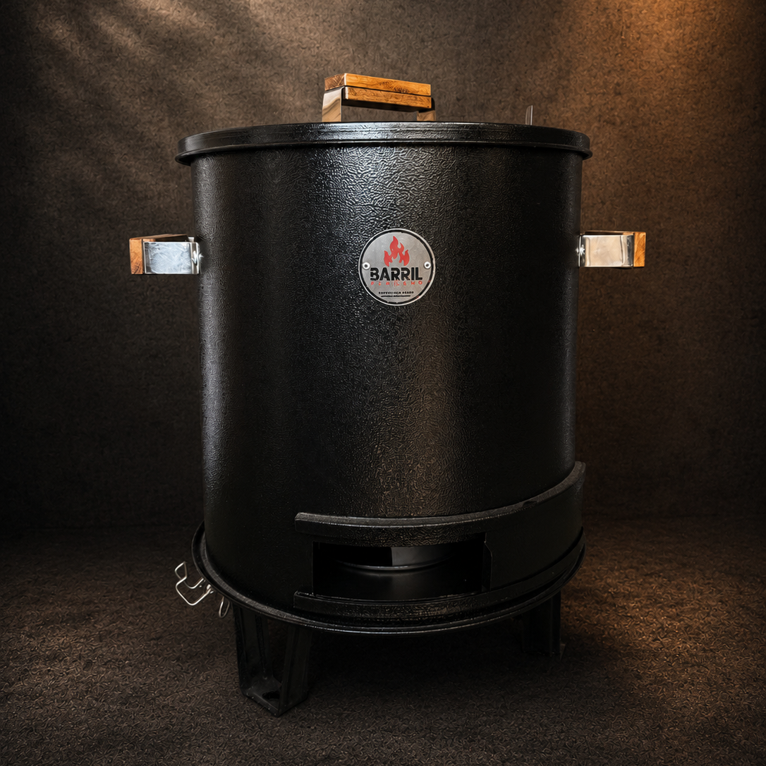 Asador Tipo Barril Personal Hierro