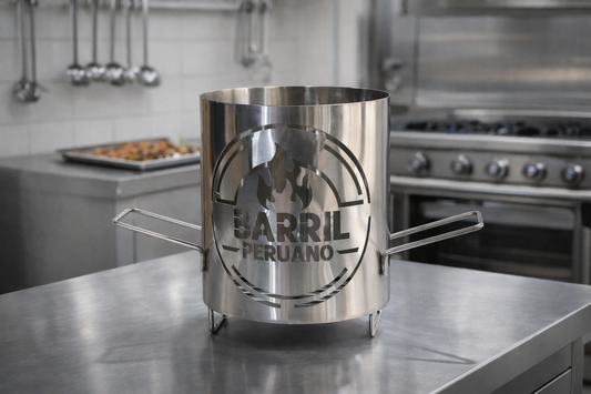 Carbonera de Repuesto en Acero Inoxidable para Asador Tipo Barril – 3 Tamaños Disponibles