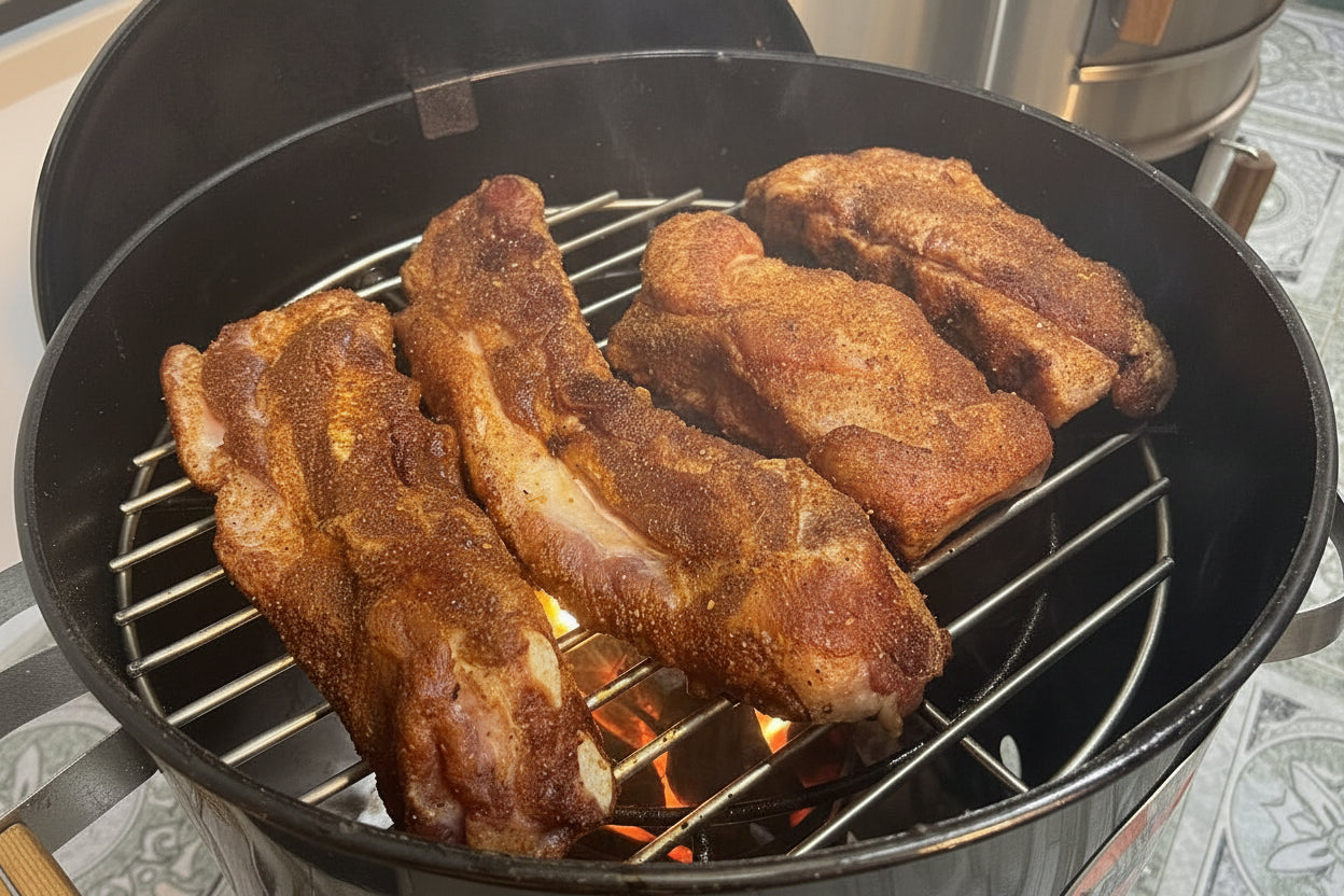 Barril pequeño con ganchos
