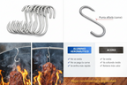 Ganchos de Aluminio Aeronáutico para Asador Tipo Barril (Set x12)