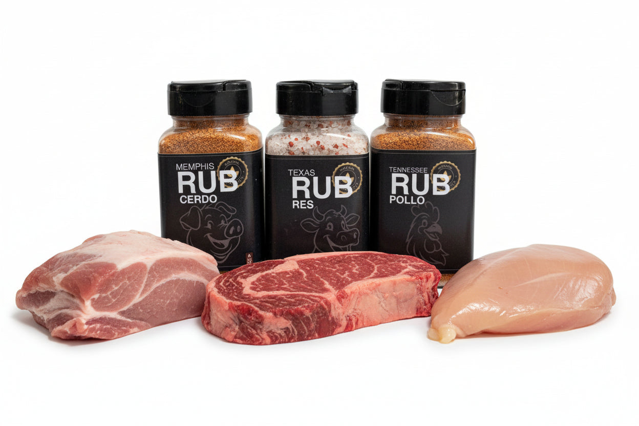 Pack de Rubs Parrilleros x3 (Pollo, Cerdo y Res) – 100gr c/u