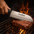 Cuchillo Santoku Excalibur 7” Acero Inoxidable